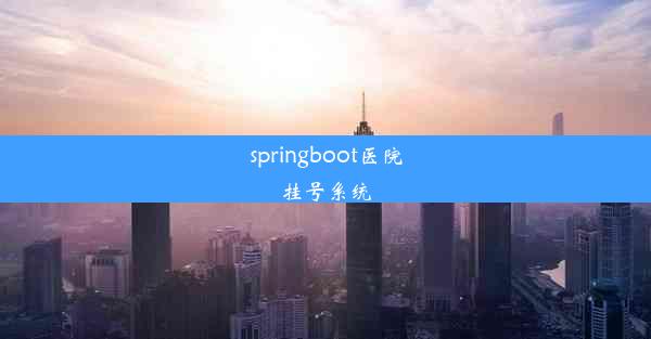 springboot医院挂号系统