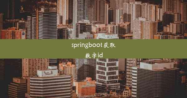 springboot获取数字id