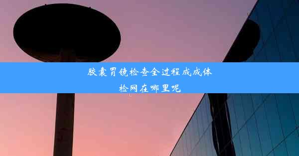 胶囊胃镜检查全过程成成体检网在哪里呢